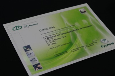 Certificado de participação.
