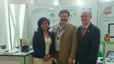 Sra. Mariuxi Lozano, da VIAT, nossa Representante do Equador, Sr. Manoel Soares e Prof. Dr. Carlos.